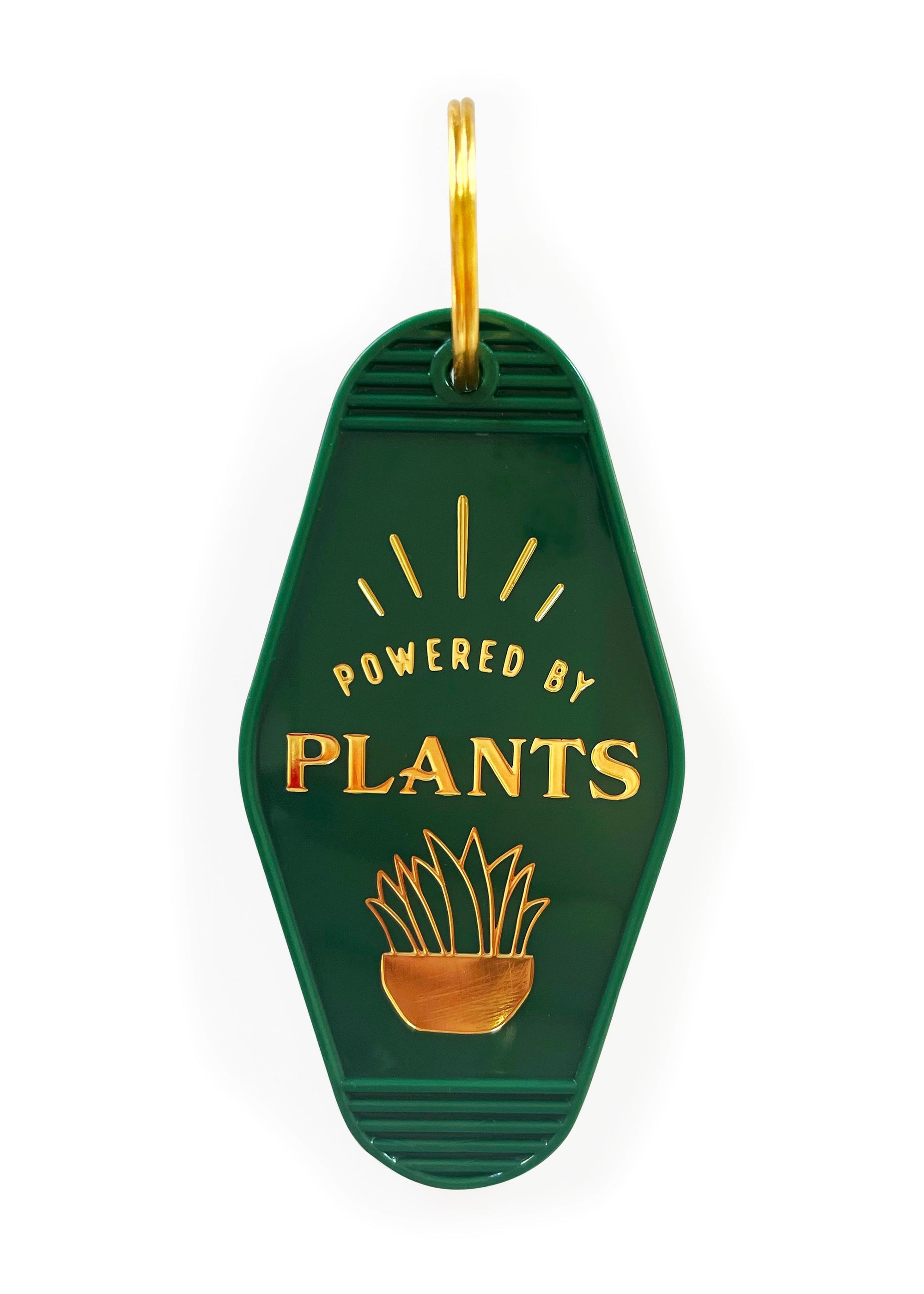 Boss Dotty Paper Co. - Powered By Plants Key Tag -