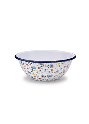 Crow Canyon Home - Max Humphrey x CCH Flowers Small Serving Bowl - Blue -