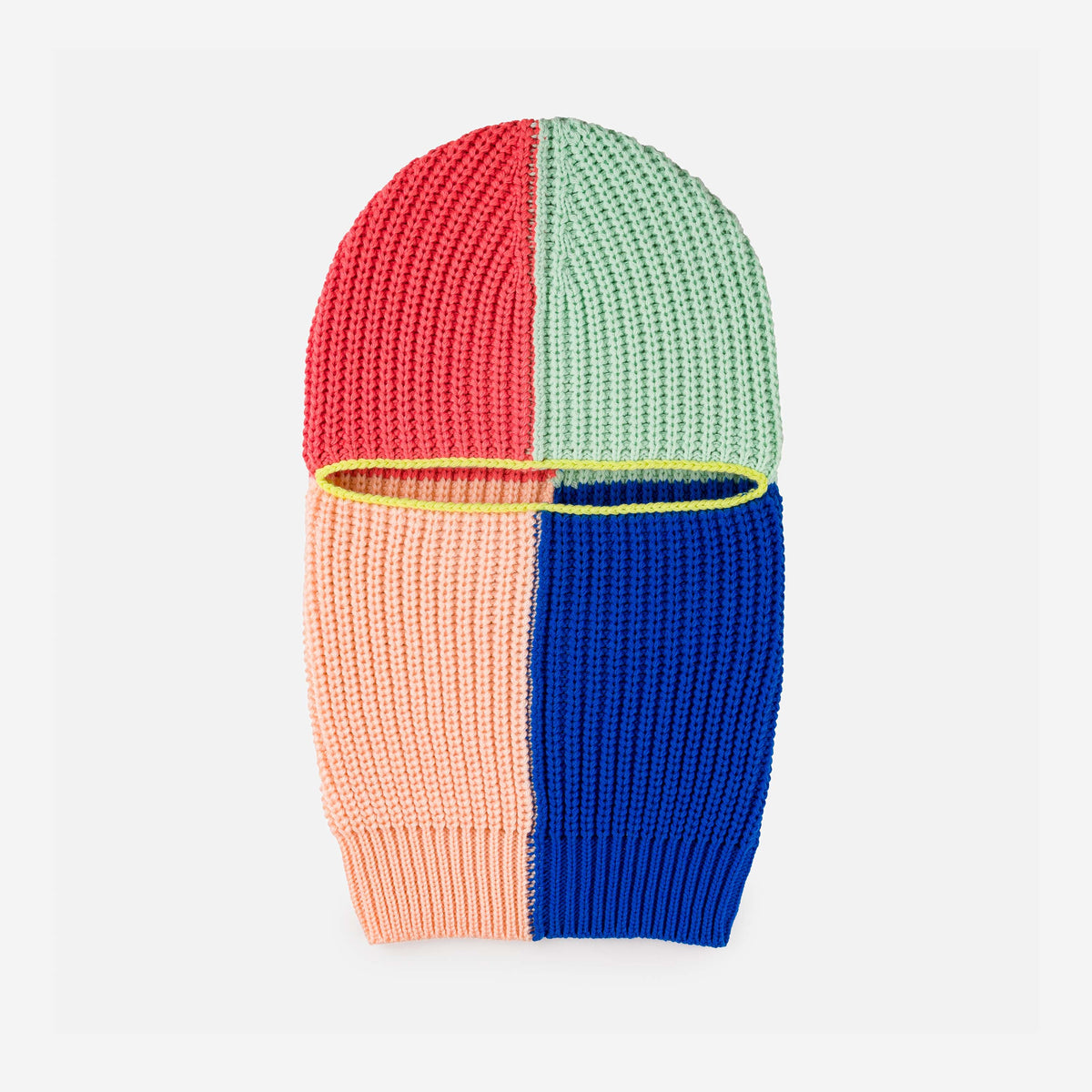 Verloop - Quattro Knit Balaclava - Melon Cobalt