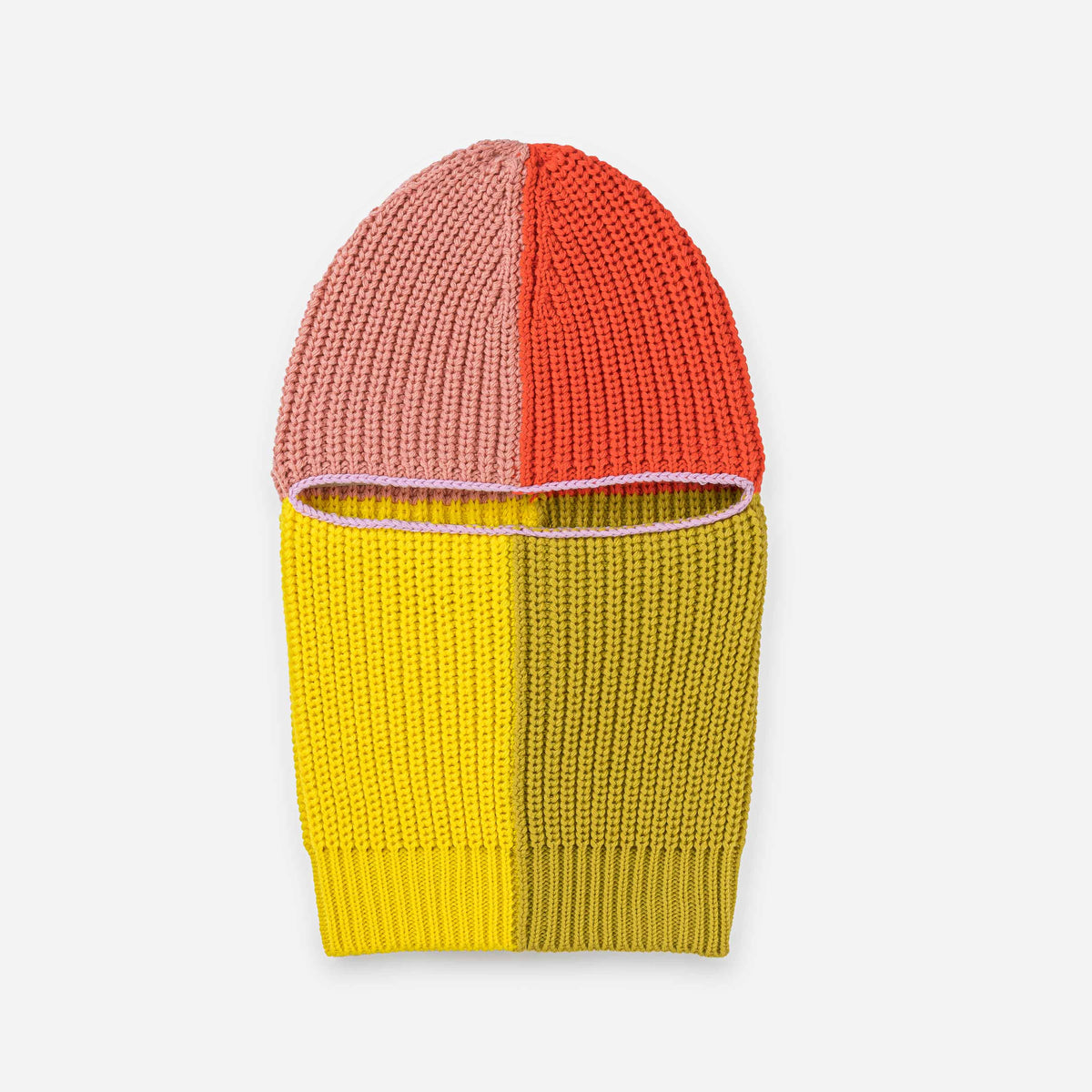 Verloop - Quattro Knit Balaclava - Yellow Golden Olive