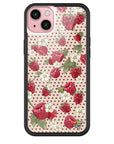 Wildflower Raspberry Polka Dot iPhone 15 Plus Case