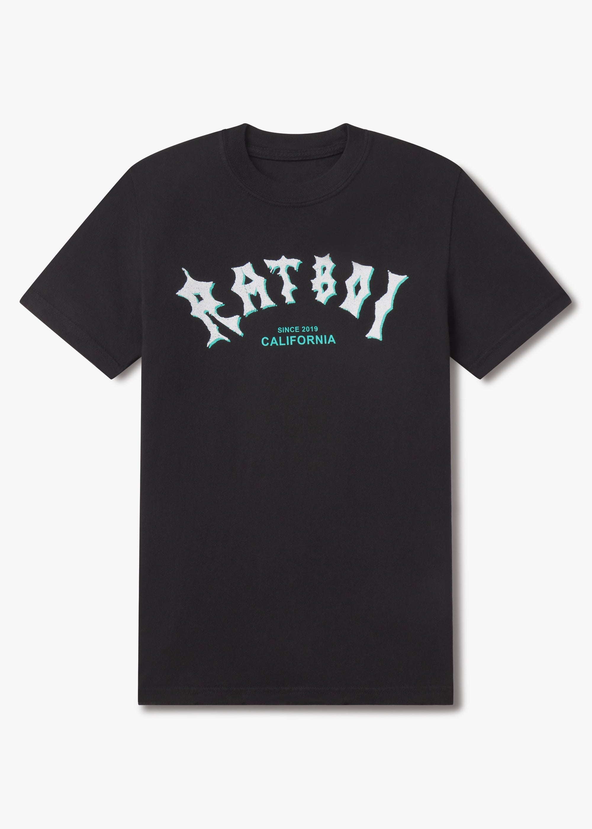 Rat Boi - Surf Logo T-Shirt - Onyx -