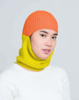 Verloop - Ribbed Colorblock Balaclava -