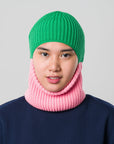 Verloop - Ribbed Colorblock Balaclava -