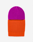 Verloop - Ribbed Colorblock Balaclava -
