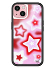 Wildflower iPhone case 15 Red Dream Star Stars Red Cute