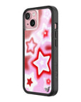 Wildflower iPhone case 15 Red Dream Star Stars Red Cute
