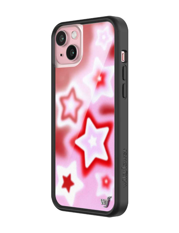 Wildflower iPhone case 15 Plus Red Dream Star Stars Red Cute