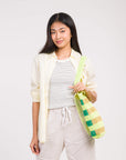 Verloop - Stripe Raffia Tote -