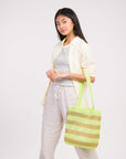 Verloop - Stripe Raffia Tote -