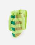 Verloop - Stripe Raffia Tote - Lime Green