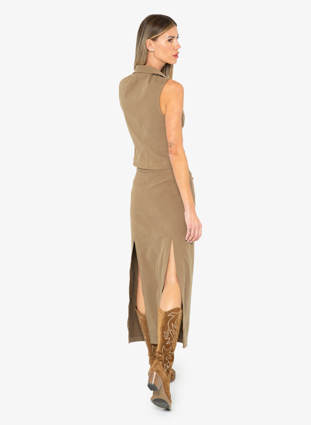 JBQ - Aura Skirt - Taupe -