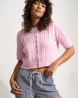 Callahan Knitwear - Rose Cardigan - Rose -