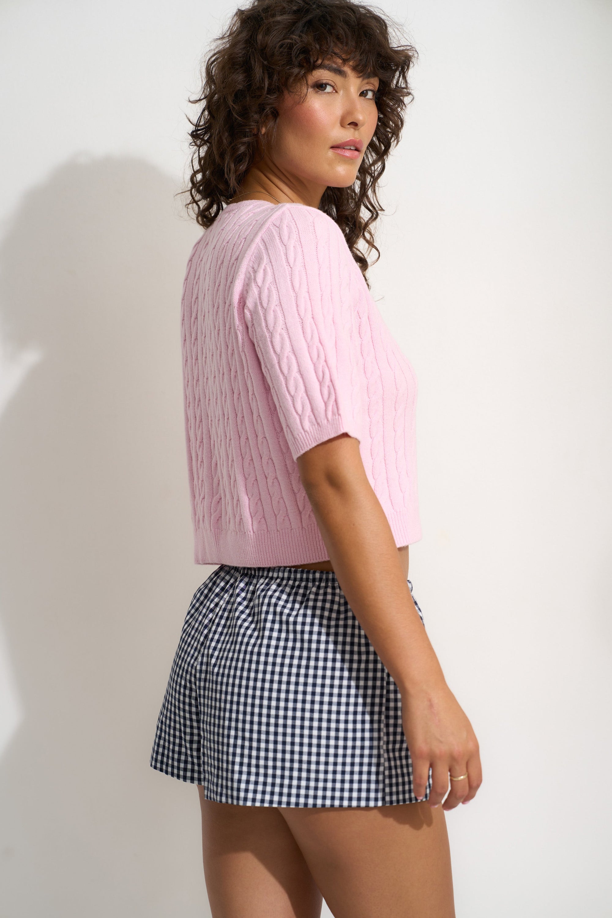 Callahan Knitwear - Rose Cardigan - Rose -