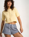 Callahan Knitwear - Rose Cardigan - Lemonade -