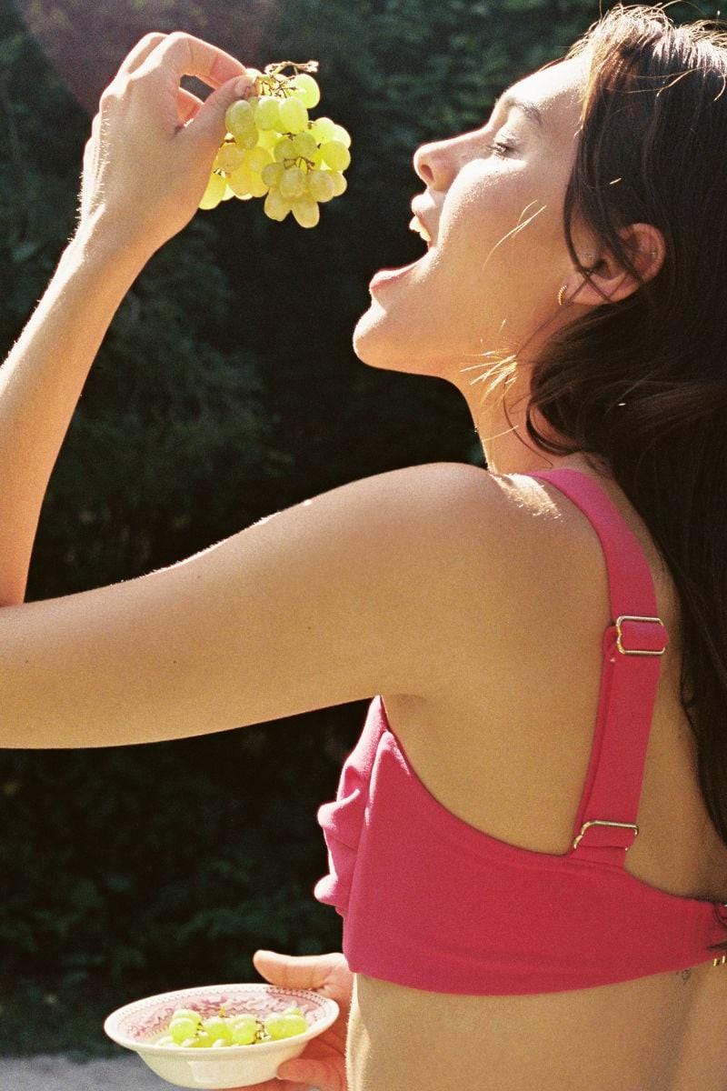 Montce - Raspberry Hayden Bikini Top -