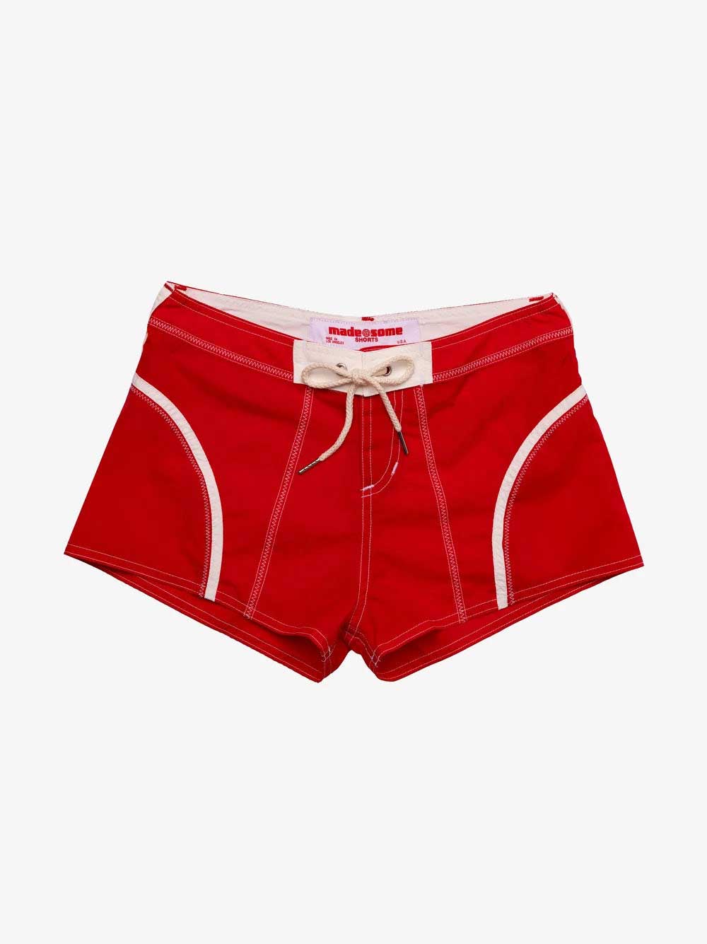Made Some Short Shorts - Red/White