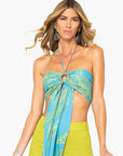 JBQ - Olivia Top - Green/Blue -