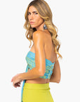 JBQ - Olivia Top - Green/Blue -