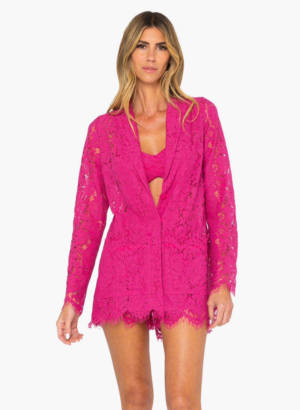 JBQ - Emerson Blazer - Fuchsia -