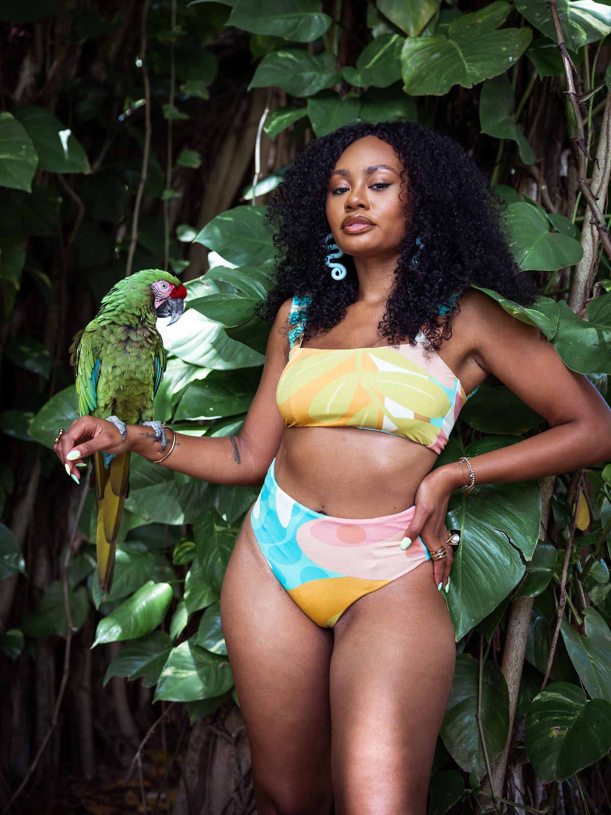 Nomads Swimwear - Current Swim Bottom II - Guava Duff -