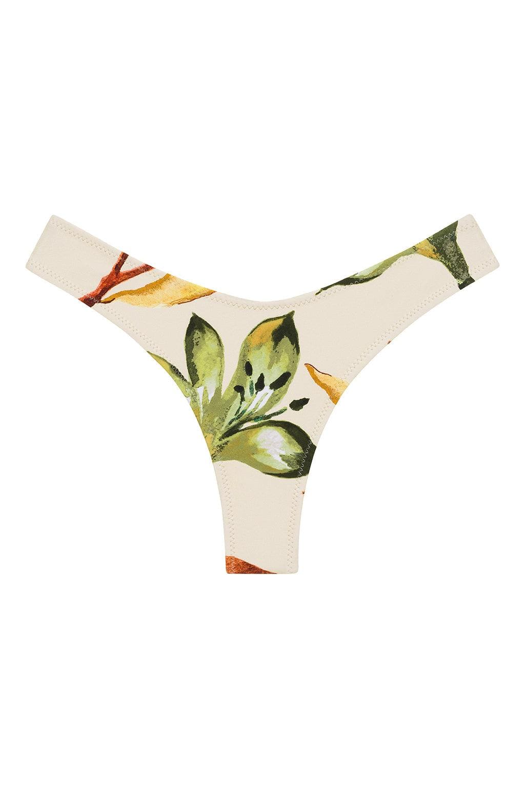 Montce - Rooted Floral Added Coverage Lulu Bikini Bottom -