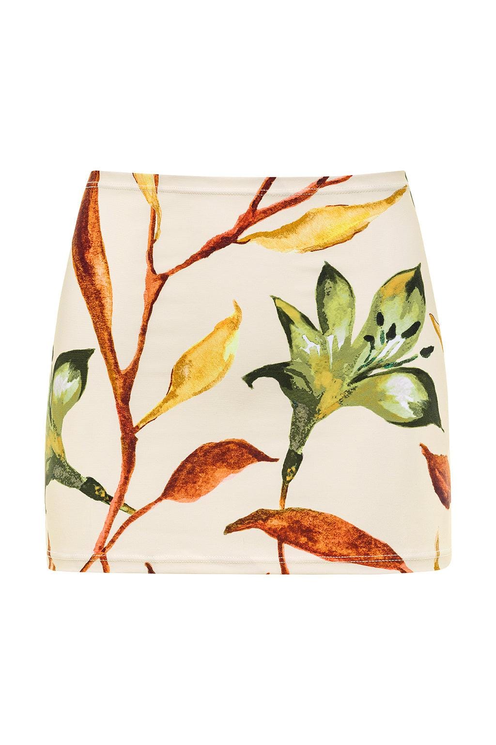 Montce - Rooted Floral Micro Skirt -