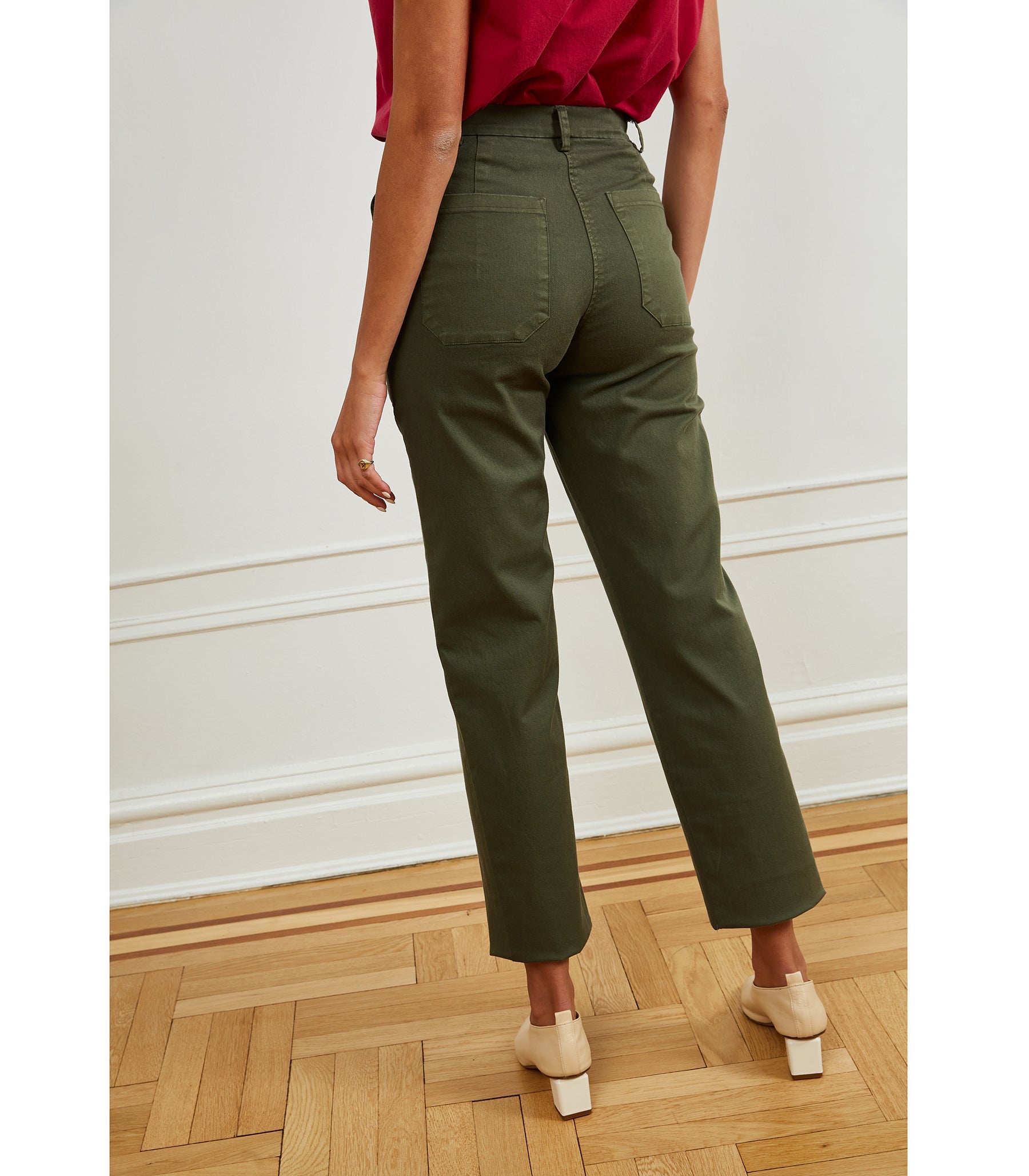 Loup - James Straight-Leg Work Pant - Pine -