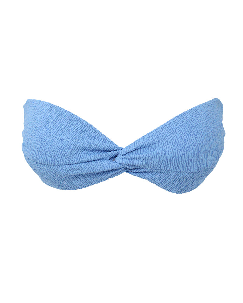 Serei Swim - ROTHA Top (Removable Strap) - Textured Blue -
