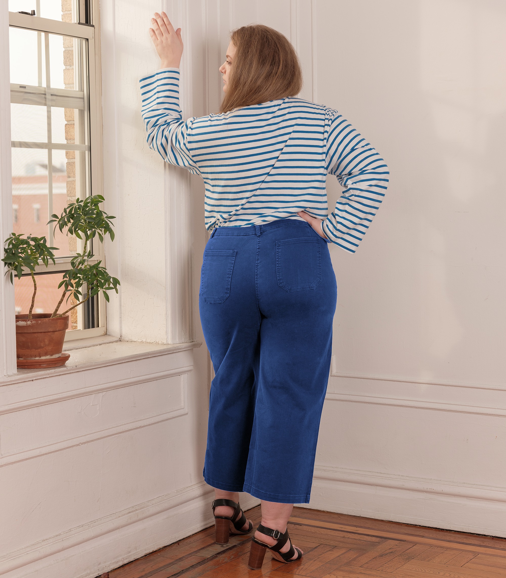 Simone Pants in Royal Blue | LOUP