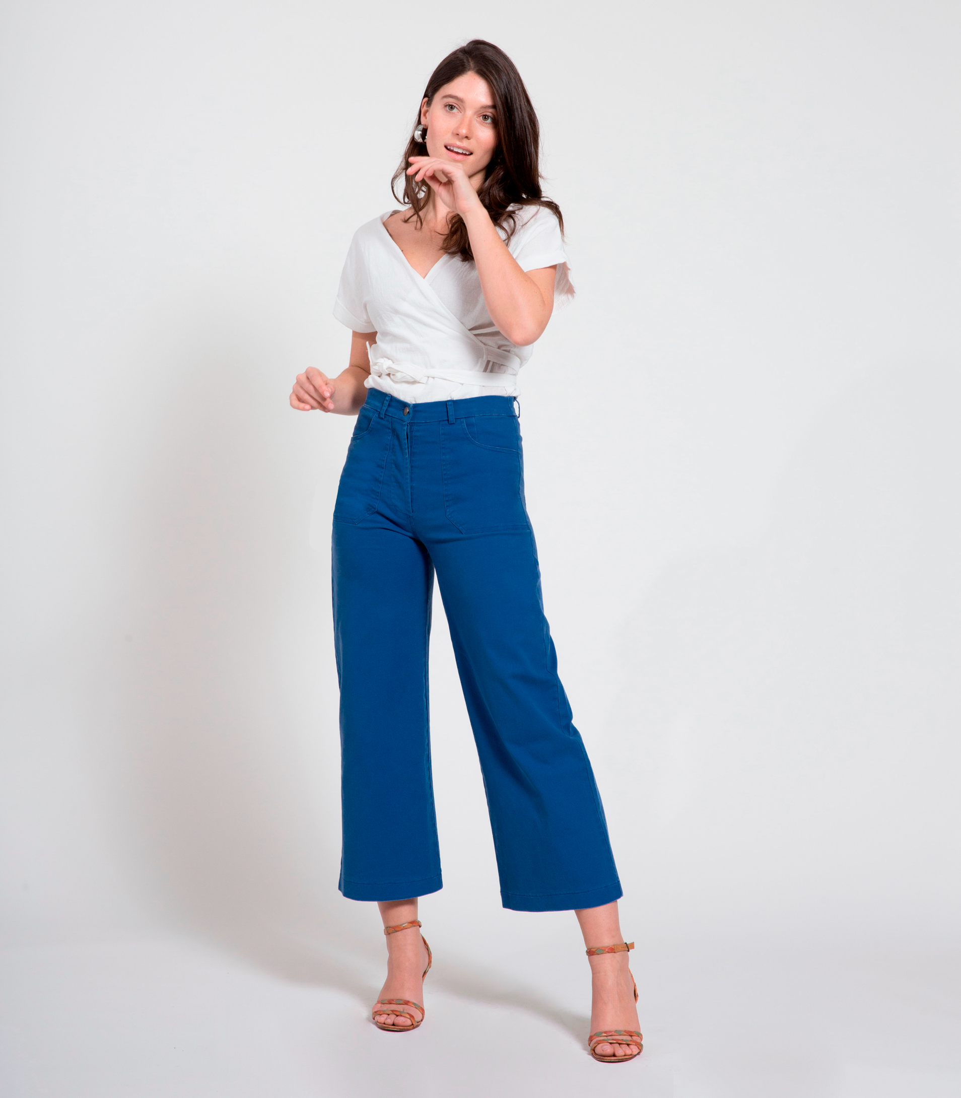 Simone Pants in Royal Blue | LOUP