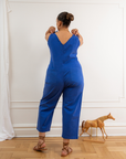 Loup - Slate Tie Strap Coveralls - Royal -