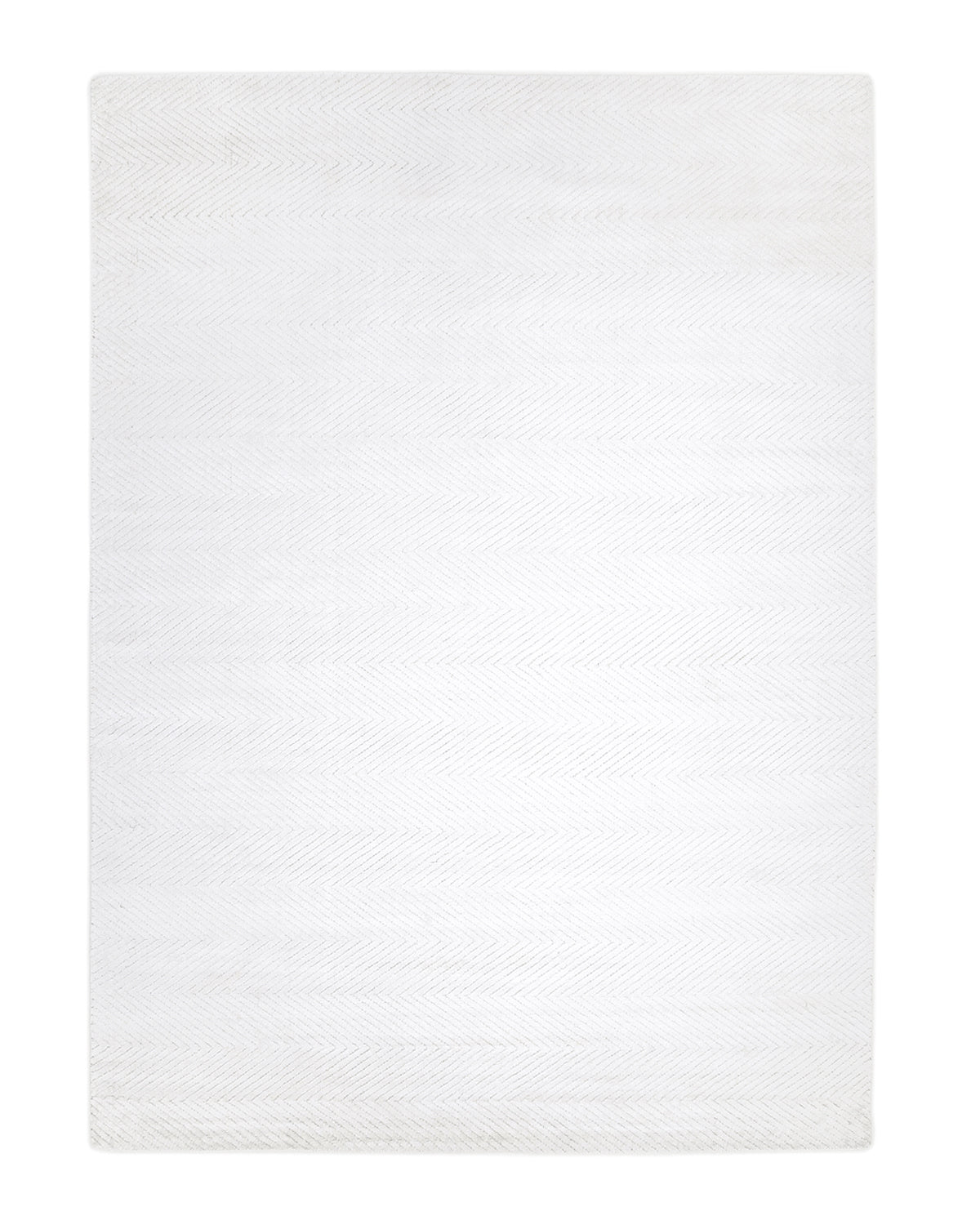Solo Rugs - Chevelle Hand Loomed Contemporary Modern Area Rug - 5X8 Ivory Modern - Contemporary
