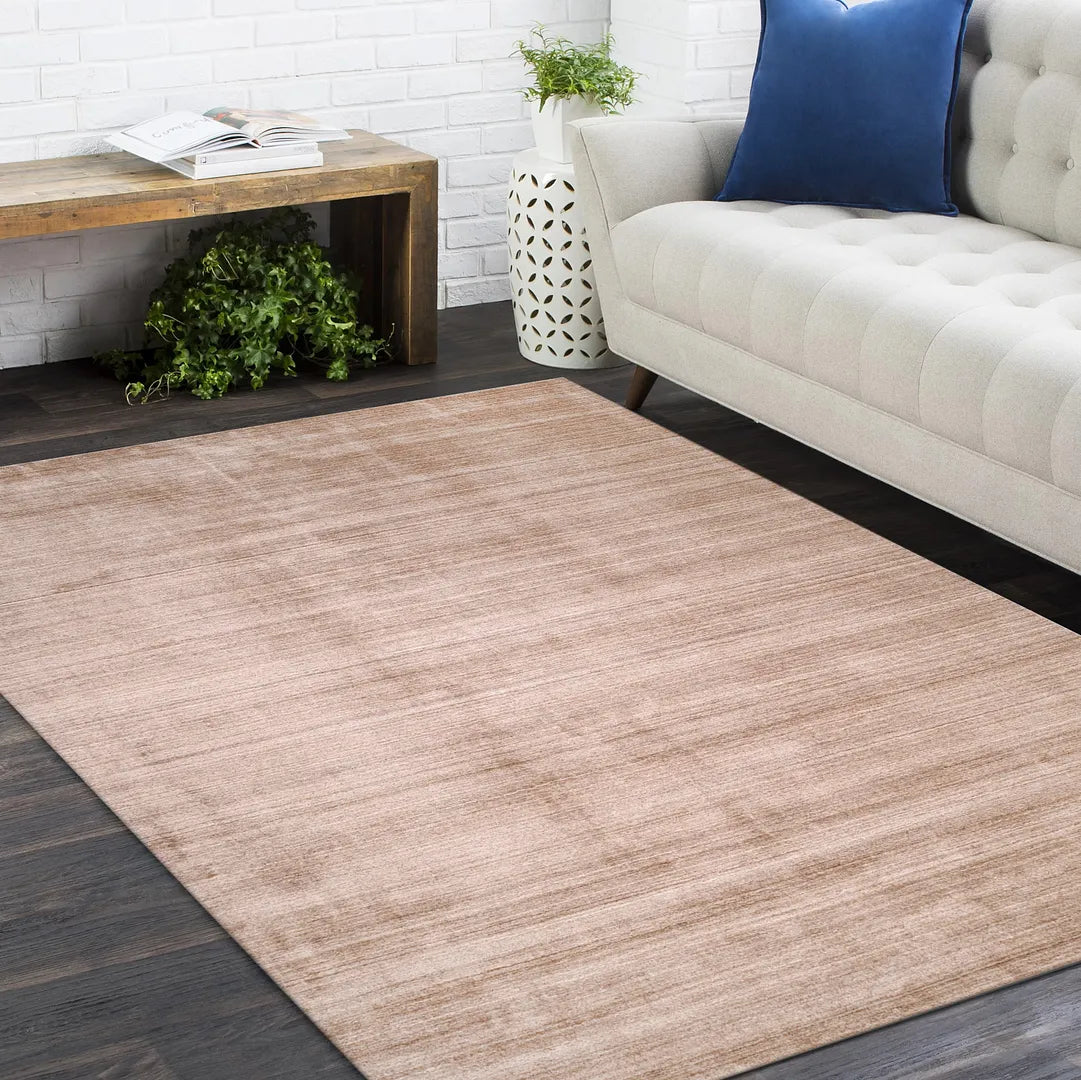 Solo Rugs - Harbor Hand Loomed Contemporary Solid Area Rug -