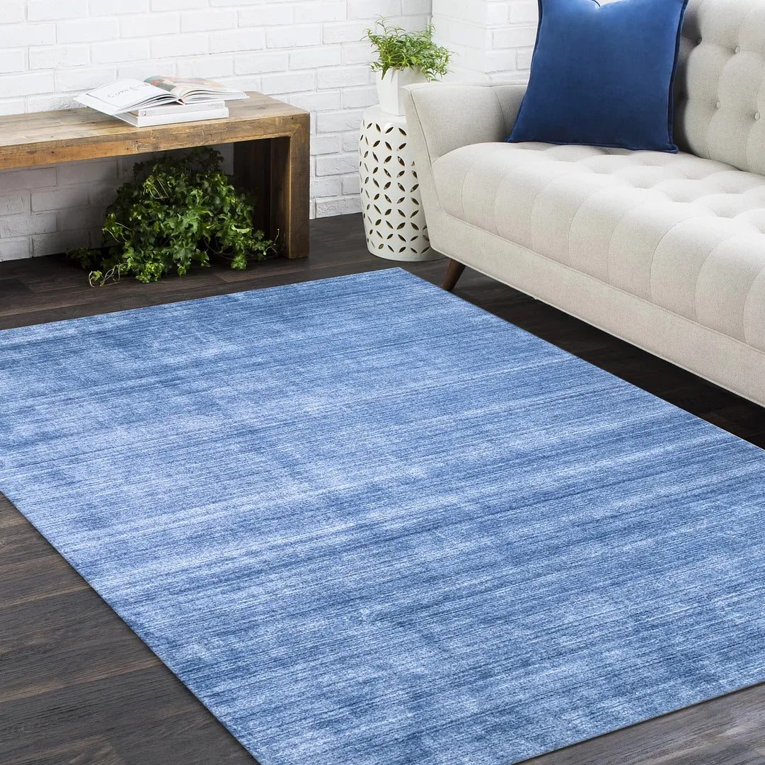 Solo Rugs - Harbor Hand Loomed Contemporary Solid Area Rug -