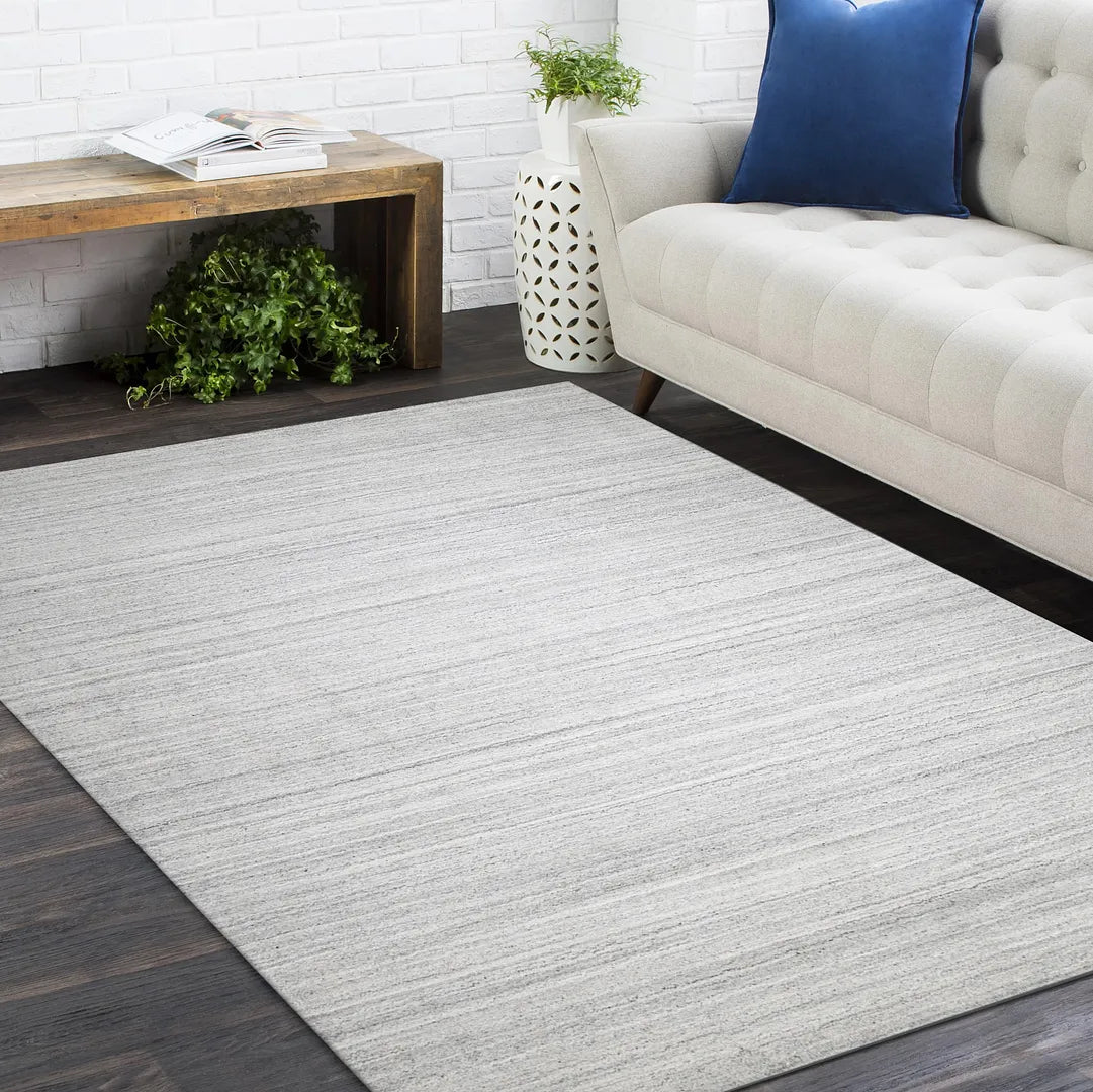 Solo Rugs - Halsey Hand-Knotted Contemporary Solid Area Rug -