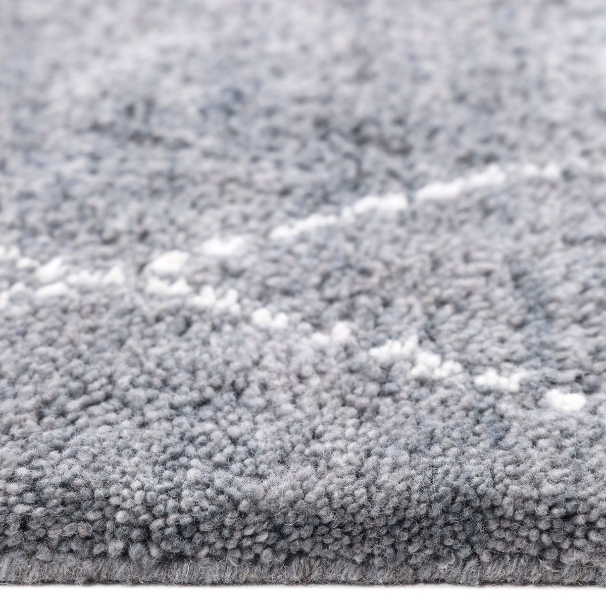 Solo Rugs - Shaggy Moroccan Hand-Knotted Bohemian Area Rug -