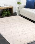 Solo Rugs - Shaggy Moroccan Hand-Knotted Bohemian Area Rug -