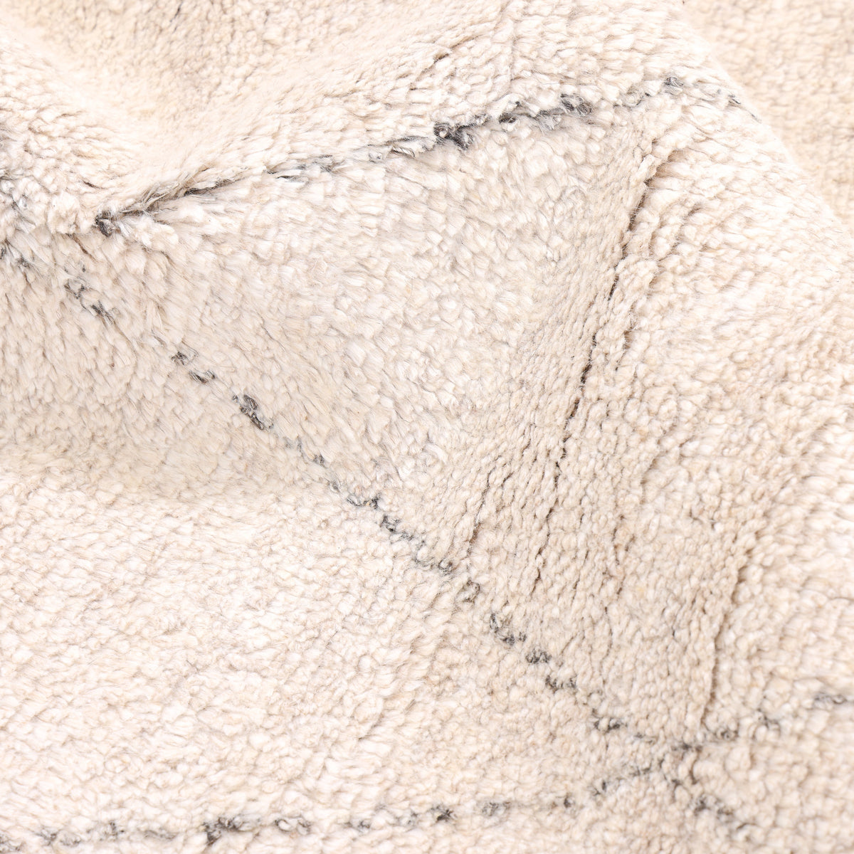 Solo Rugs - Shaggy Moroccan Hand-Knotted Bohemian Area Rug -