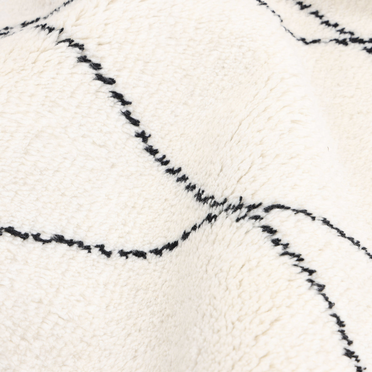 Solo Rugs - Shaggy Moroccan Hand-Knotted Bohemian Area Rug -