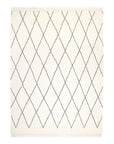 Solo Rugs - Shaggy Moroccan Hand-Knotted Bohemian Area Rug - Ivory Boho