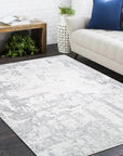 Solo Rugs - Blush Hand Loomed Contemporary Abstract Area Rug -