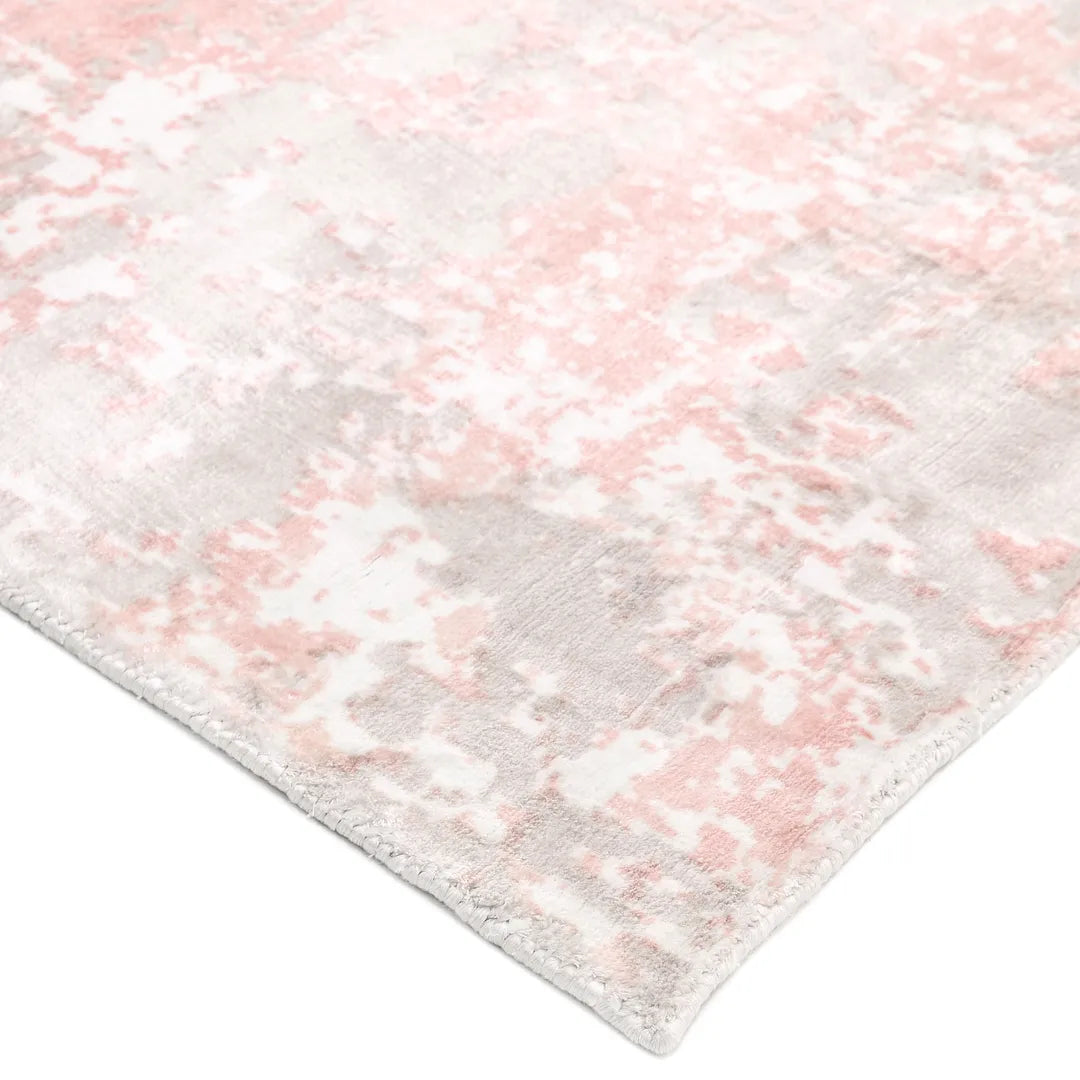 Solo Rugs - Blush Hand Loomed Contemporary Abstract Area Rug -
