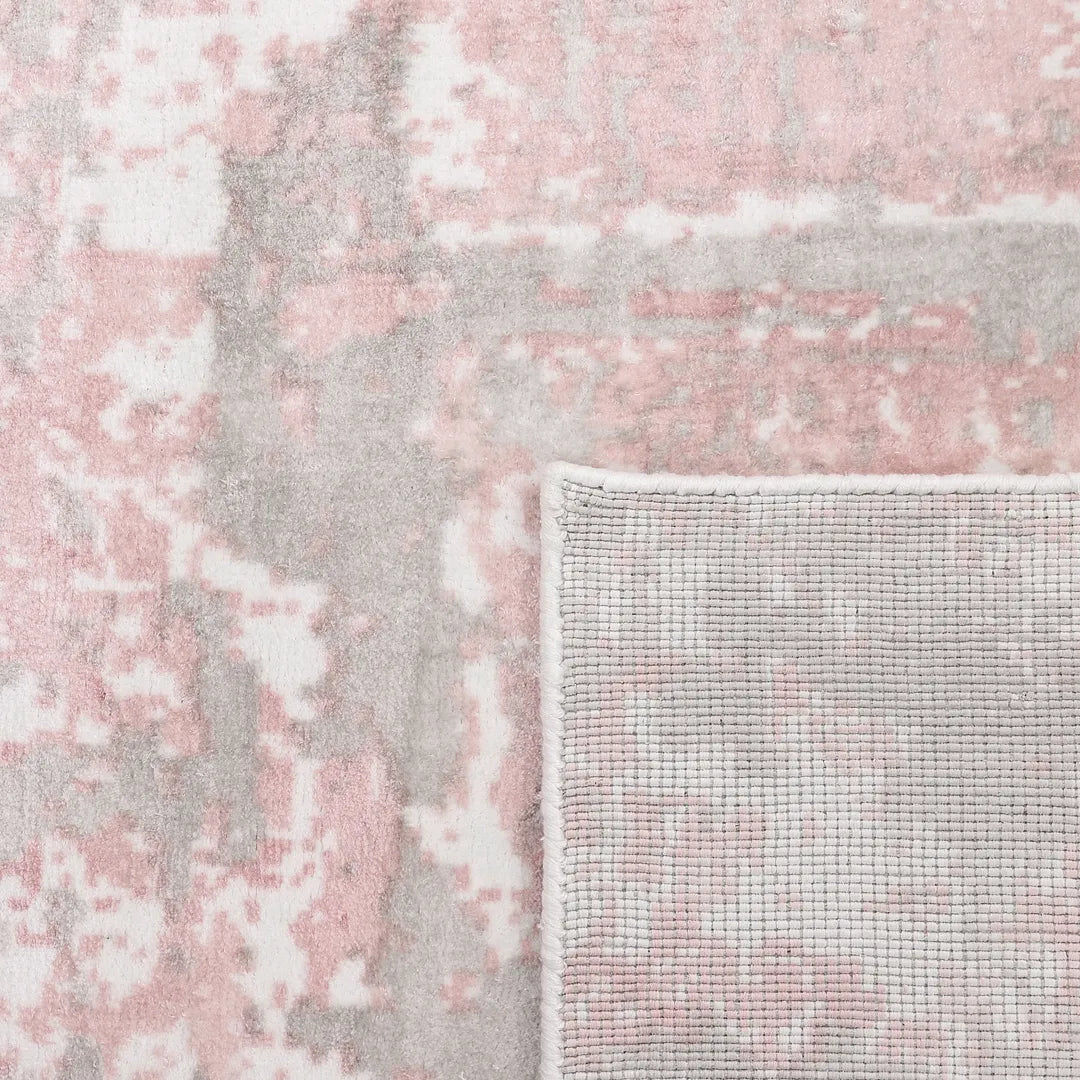 Solo Rugs - Blush Hand Loomed Contemporary Abstract Area Rug -