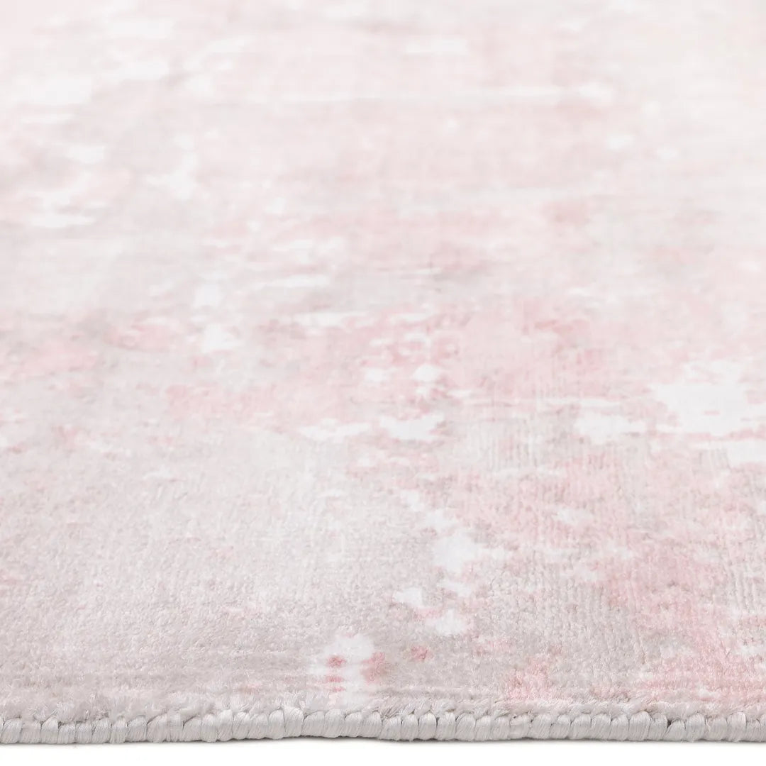 Solo Rugs - Blush Hand Loomed Contemporary Abstract Area Rug -