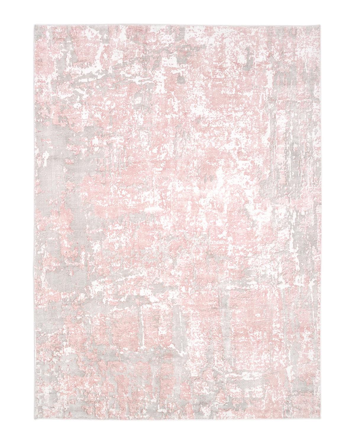 Solo Rugs - Blush Hand Loomed Contemporary Abstract Area Rug -