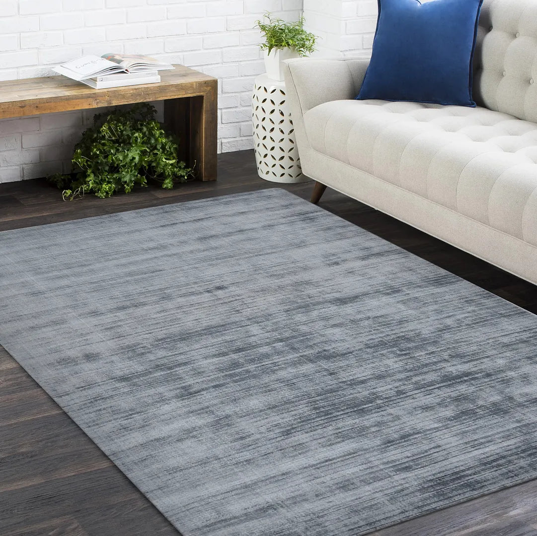 Solo Rugs - Milo Hand Loomed Contemporary Solid Area Rug -