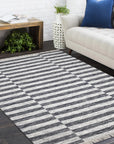 Solo Rugs - Louella Hand Woven Contemporary Flatweave Area Rug -