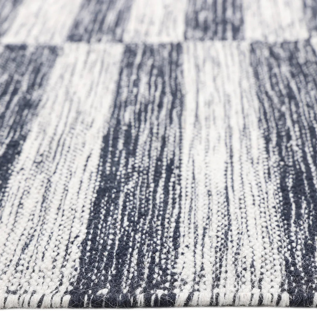 Solo Rugs - Louella Hand Woven Contemporary Flatweave Area Rug -