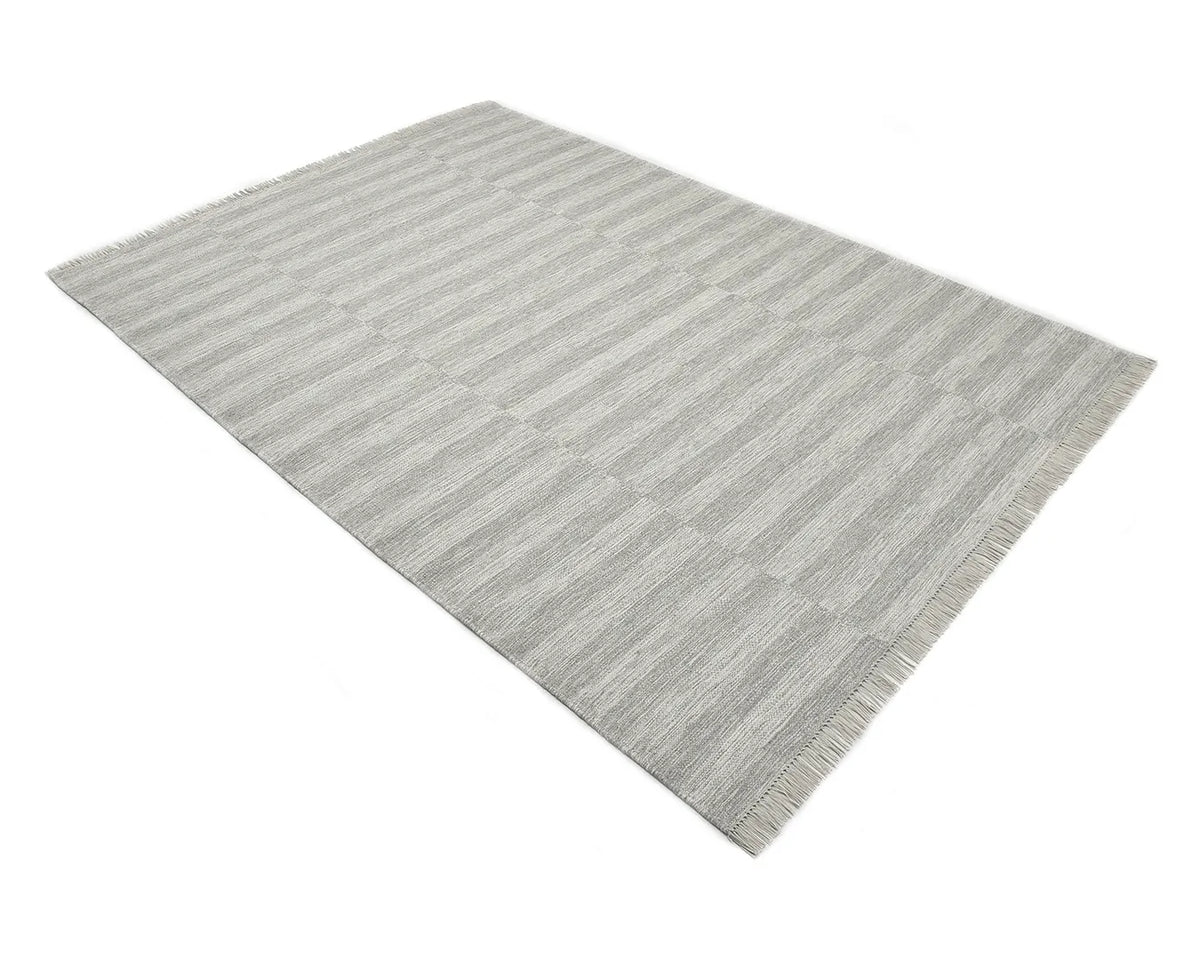 Solo Rugs - Louella Hand Woven Contemporary Flatweave Area Rug -